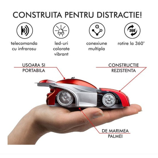 Masinuta De Jucarie, Antigravitationala, Cu Telecomanda, Merge Pe Pereti Si Pe Tavan