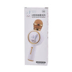 Microfon Karaoke cu Bluetooth, 4 efecte voce, card TF, Recorder, LED RGB, iepuraș – imagine 10