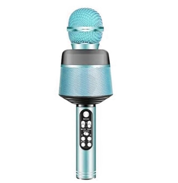 Microfon 2 în 1, Difuzor LED Recorder, Karaoke, USB, compatibil iOS și Android – imagine 2
