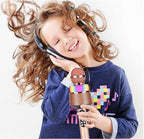 Microfon 2 în 1, Difuzor LED Recorder, Karaoke, USB, compatibil iOS și Android – imagine 8