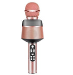 Microfon 2 în 1, Difuzor LED Recorder, Karaoke, USB, compatibil iOS și Android – imagine 3