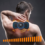 Mini aparat de masaj cervical, Electromagnectic cu 8 moduri de masaj pentru spate și gât