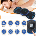 Mini aparat de masaj cervical, Electromagnectic cu 8 moduri de masaj pentru spate și gât
