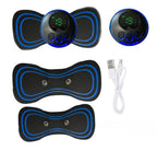 Mini aparat de masaj cervical, Electromagnectic cu 8 moduri de masaj pentru spate și gât