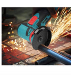 Mini Polizor Flex Unghiular Portabil, 2 acumulatori 12V, 4 discuri, 750W, 1500 mAh, 19500 rpm