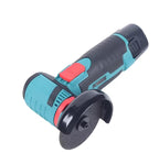 Mini Polizor Flex Unghiular Portabil, 2 acumulatori 12V, 4 discuri, 750W, 1500 mAh, 19500 rpm