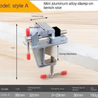 Mini menghină de masă din aluminiu, perfectă pentru bijutieri și bricolatori – imagine 3