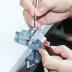 Mini menghină de masă din aluminiu, perfectă pentru bijutieri și bricolatori – imagine 4