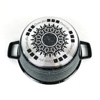 Set oale H.k din ceramica-granit, 16 piese, dimensiuni diametru 32cm, 28cm, 24cm, 20cm + o tigaie de 28cm diametru