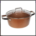 Oala, BERGNER, Aluminiu, 2.4 L, 20x8.3 cm, cupru culoare