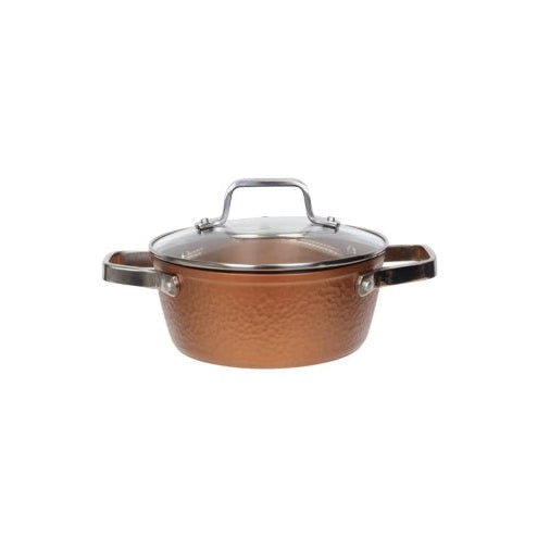 Oala, BERGNER, Aluminiu, 2.4 L, 20x8.3 cm, cupru culoare