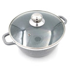 Oala antiaderenta cu capac din sticla 32cm , 8.5L