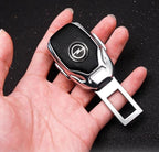 Centură falsă auto OPEL, piele și chrom, 1 BUC – imagine 5