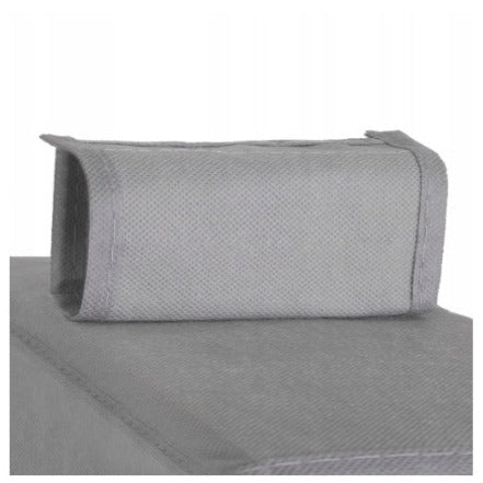 Organizator dulap, 6 compartimente, textil, cu rafturi pentru depozitare, 120 x 30 x 30 cm, negru – imagine 4