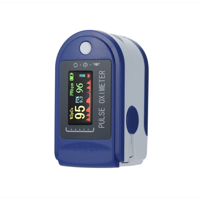 Pulsoximetru Digital de Deget cu Ecran TFT Color – Măsurare Rapidă SpO₂ și Puls, Afișaj în 4 Direcții, Oprire Automată și Design Antiderapant