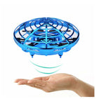 Mini dronă OZN, disc zburător interactiv cu 5 senzori infraroșu, lumina LED