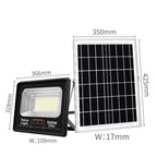 Proiector solar puternic JORTAN de 500W, 400 LED-uri SMD, panou solar si telecomanda, IP66