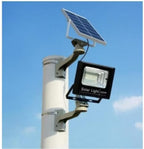 Proiector solar puternic JORTAN de 500W, 400 LED-uri SMD, panou solar si telecomanda, IP66