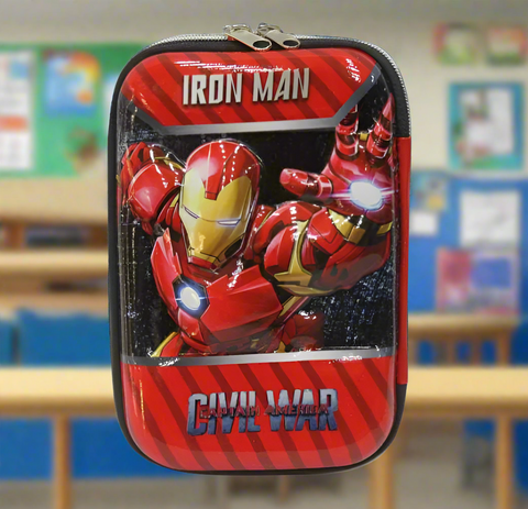 Penar S-cool, 3D Iron Man, Marvel, compartimentat, 22.5x15.5x5.2 cm