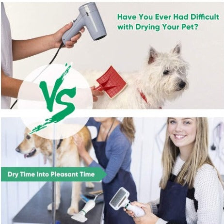 Perie electrică pentru uscarea blănii animalelor