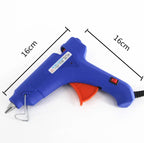 Pistol de lipit cu silicon, 10 cm/ 16 cm, baghete 7mm/ 11 mm, buton ON/OFF