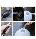 Pompă Manuală, pentru Transfer Lichide, Furtun 1.5 m, 8mm diametru