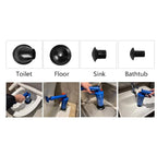 Pompă 4 în 1 Pentru Desfundat WC, Chiuveta, Cada, Cabina de Duș, Instalații Sanitare, Canalizare