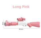 Pușcă cu baloane de săpun, Bubble Gun, ABS, 3 ani+, 64.5 cm, Roz