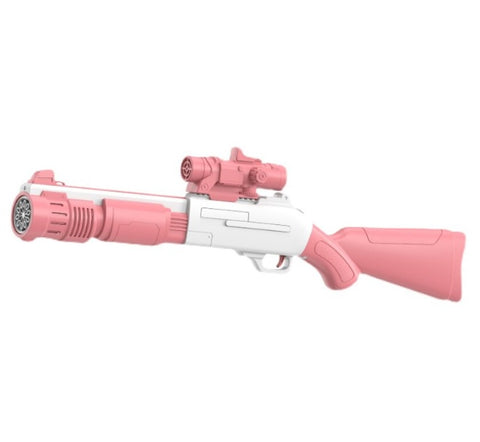 Pușcă cu baloane de săpun, Bubble Gun, ABS, 3 ani+, 64.5 cm, Roz