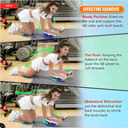 Roată specială pentru exercitii fitness, Sundiguer, Cu timer, Wireless – imagine 3