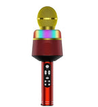 Microfon 2 în 1, Difuzor LED Recorder, Karaoke, USB, compatibil iOS și Android – imagine 5