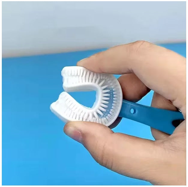 Set de 2 periuțe de dinți în formă de U pentru copii de 2–6 ani – imagine 6