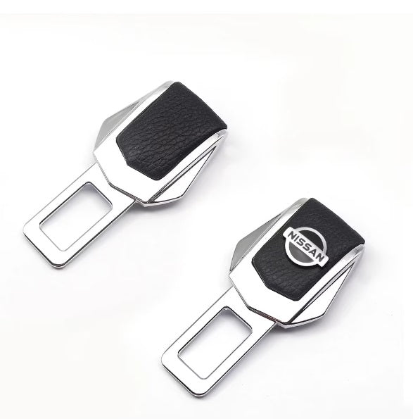 Set 2 x Adaptor centura de siguranta, piele naturala - Nissan – imagine 2
