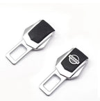 Set 2 x Adaptor centura de siguranta, piele naturala - Nissan – imagine 2