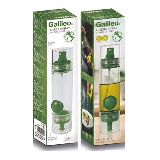 Sticla cu Pulverizator 2 in 1 pentru Ulei sau Otet, 80 ml