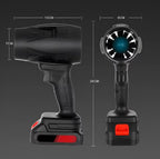Suflanta Aer , 1000W, Baterie 48V, 150000RPM, Acumulator Inclus, Extrem de Puternica, Utilizare Multipla,fara fir si portabila, indepartare praf, apa si zapada, protectie la supraincalzire