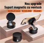 Suport telefon auto, rotire 360°, prindere puternică, compatibil iPhone și Android