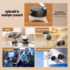 Suport telefon auto, rotire 360°, prindere puternică, compatibil iPhone și Android
