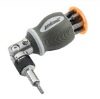 Șurubelniță magnetică Q-LS9904, 8 capete interschimbabile, clichet și unghi ajustabil