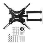 Suport TV de perete HDL-117B-2, Doua brate, Reglabil, 50kg, 14-55, Negru