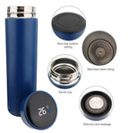 Termos smart cu afisaj temperatură, 500 ml: albastru, alb,negru,vișiniu,roșu,argintiu,auriu,bleu – imagine 3