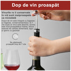 Set Tirbușon Electric, Reîncărcabil, Accesoriu tăiat folie, Pompă vid, Dop sticlă