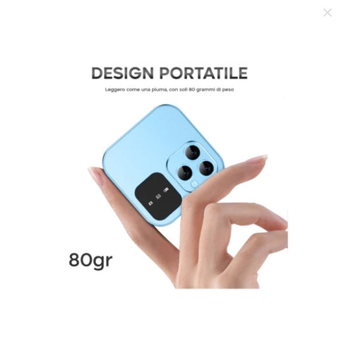 Telefon de buzunar pliabil Flip Phone 4.5 cm i16 Pro, Dual SIM, camera, Bluetooth MP4