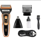 Trimmer multifuncțional GEEMY GM-595, 3 în 1, rezistent la apă