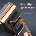 Trimmer multifuncțional GEEMY GM-595, 3 în 1, rezistent la apă