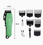Mașină de tuns pentru căței, Kemei, Km-Cw10 USB, Reîncărcabilă, verde