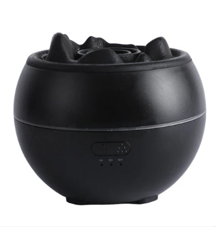 Difuzor aroma terapie, cu efect de flacără vulcan, umidificator – imagine 3