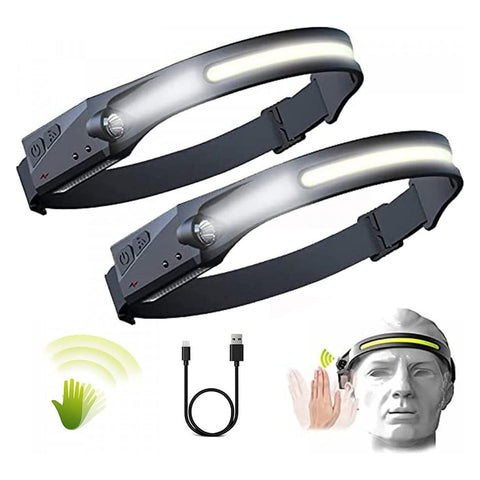 Lanternă frontală LED cu încărcare USB