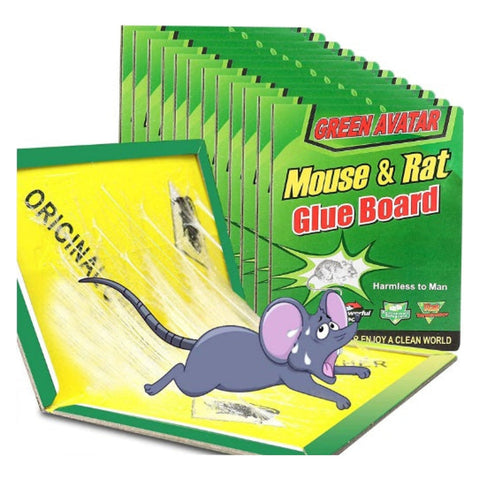Capcane cu lipici pentru șoareci și insecte, set de 10 bucăți