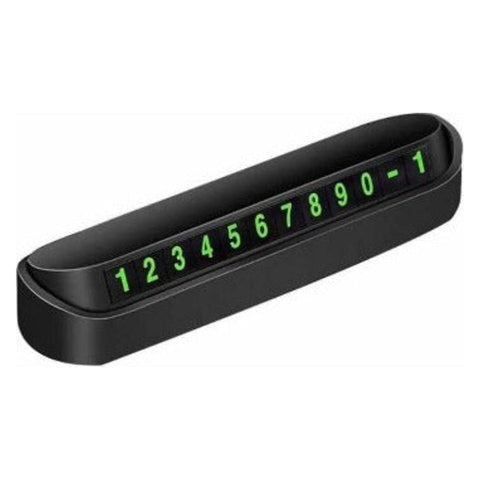 Suport cu număr de telefon pentru parcare